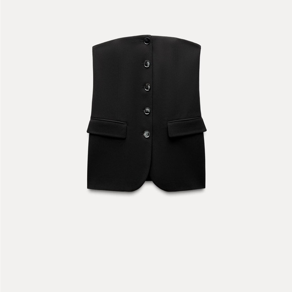 ZARA Strapless Bustier Top - Picture 4 of 4